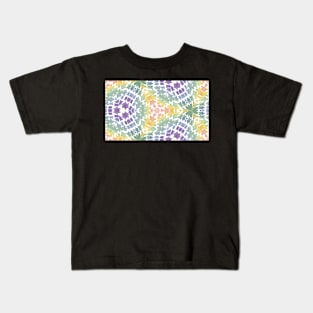 Kaleidoscope Tie Dye Rainbow Meeple Kids T-Shirt